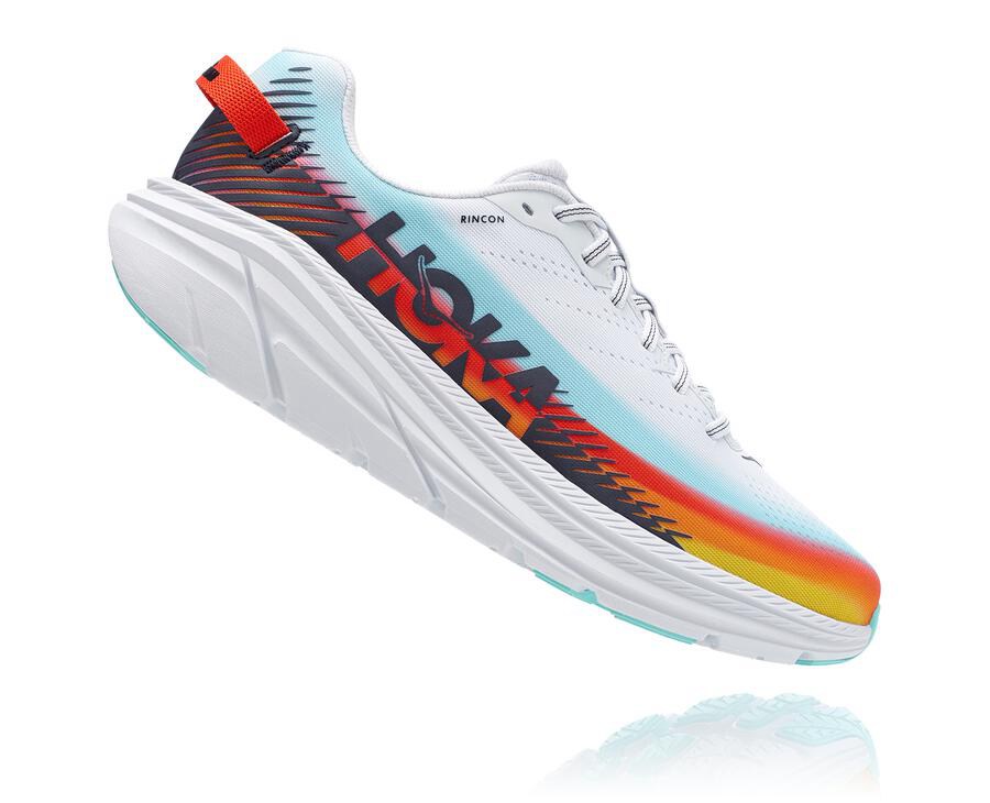 Tenis Hoka One One Hombre Blancos/Azules - Ironman Rincon 2 - FERQ07321